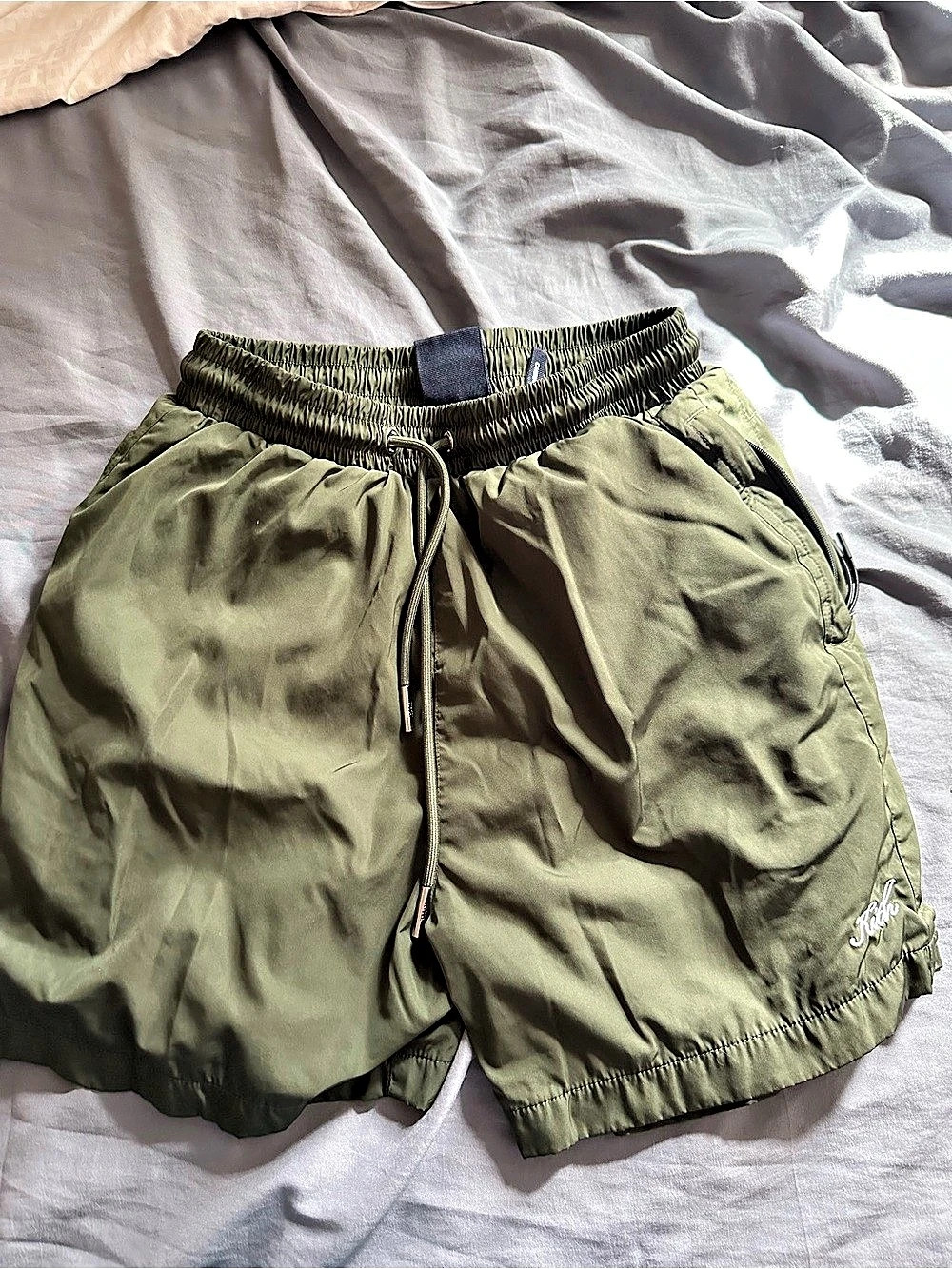 KITH Athletic Shorts in Green Size Small Like New